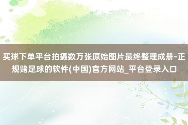 买球下单平台拍摄数万张原始图片最终整理成册-正规赌足球的软件(中国)官方网站_平台登录入口
