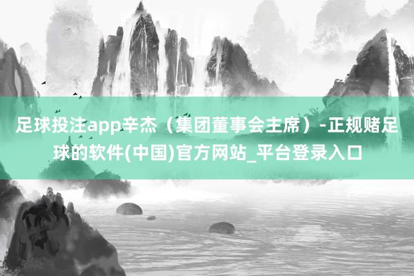 足球投注app辛杰（集团董事会主席）-正规赌足球的软件(中国)官方网站_平台登录入口