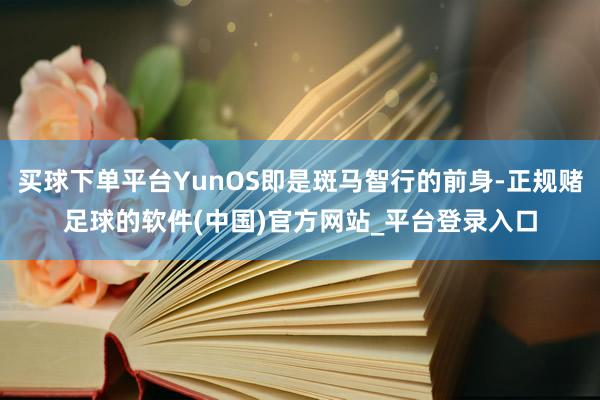 买球下单平台YunOS即是斑马智行的前身-正规赌足球的软件(中国)官方网站_平台登录入口