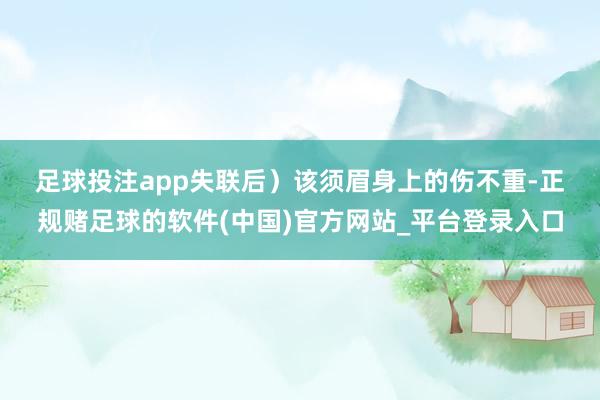 足球投注app失联后）　　该须眉身上的伤不重-正规赌足球的软件(中国)官方网站_平台登录入口