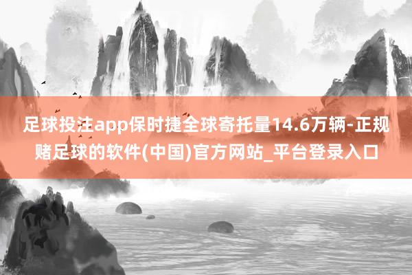 足球投注app保时捷全球寄托量14.6万辆-正规赌足球的软件(中国)官方网站_平台登录入口