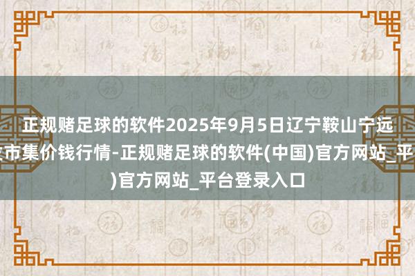 正规赌足球的软件2025年9月5日辽宁鞍山宁远农产物批发市集价钱行情-正规赌足球的软件(中国)官方网站_平台登录入口