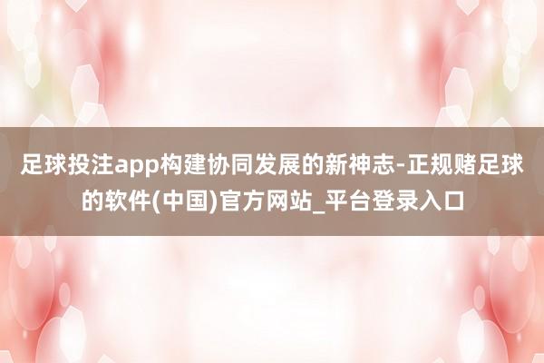 足球投注app构建协同发展的新神志-正规赌足球的软件(中国)官方网站_平台登录入口