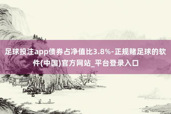 足球投注app债券占净值比3.8%-正规赌足球的软件(中国)官方网站_平台登录入口